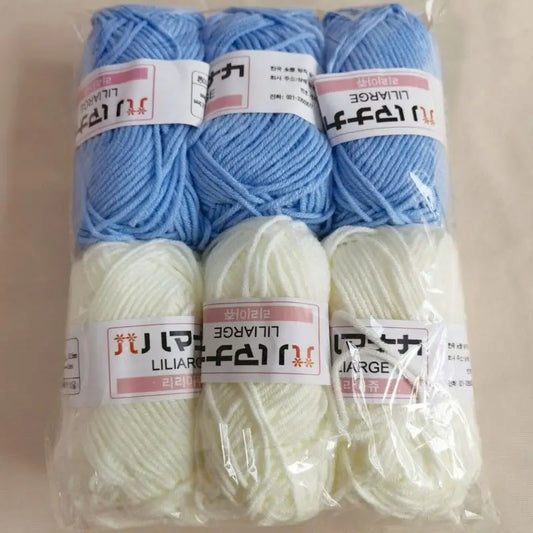 10PCS/LOT 250G Milk Cotton Yarn Cotton Blended Yarn Knitting Yarn Home Decor Crochet Combination Pack